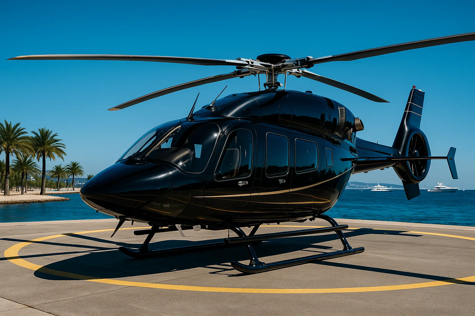 Helicopter sur la French Riviera