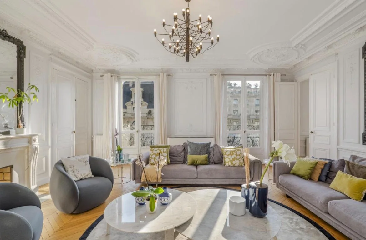 Living room and designer sofas