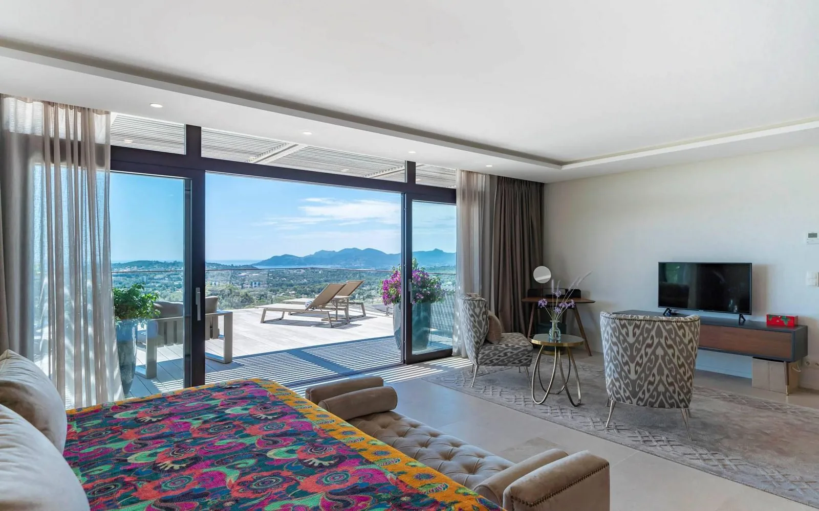 Suite parentale vue baie