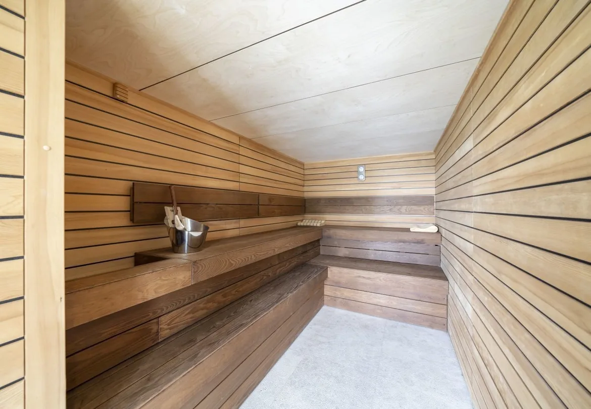 Sauna traditionnel en bois