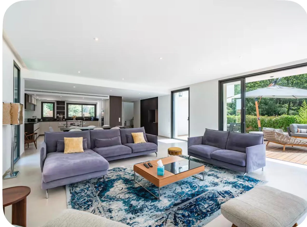 Living room and sofas