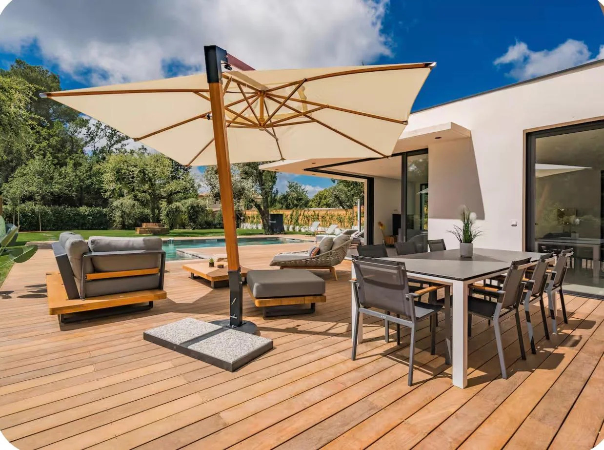 Terrace and dining area